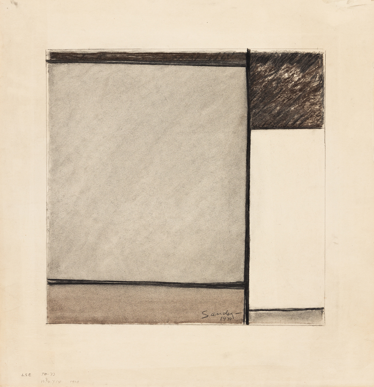 LUDWIG SANDER (1906 - 1975, AMERICAN) Untitled.